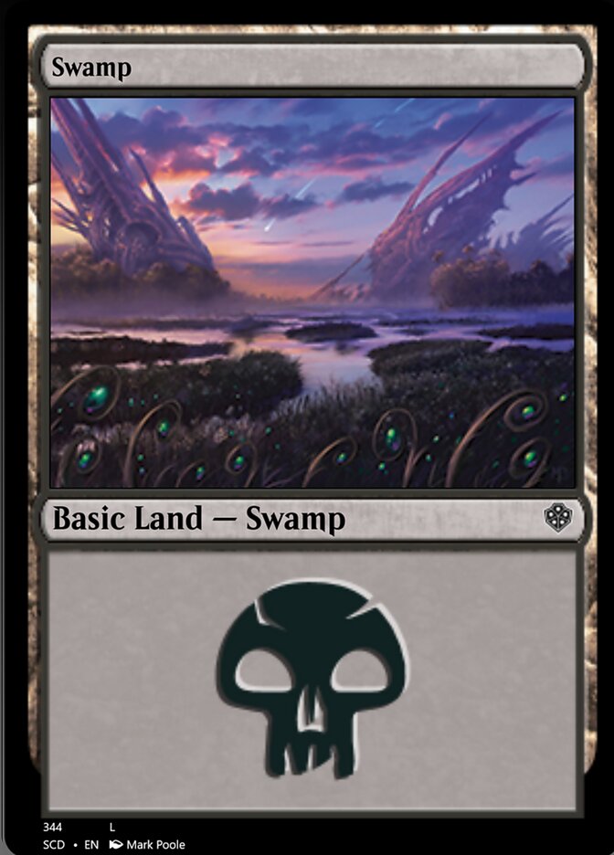 Swamp (344) [Starter Commander Decks] | Nerdhalla Games