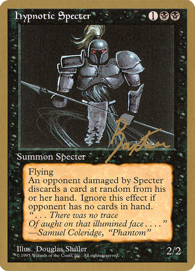 Hypnotic Specter (George Baxter) [Pro Tour Collector Set] | Nerdhalla Games