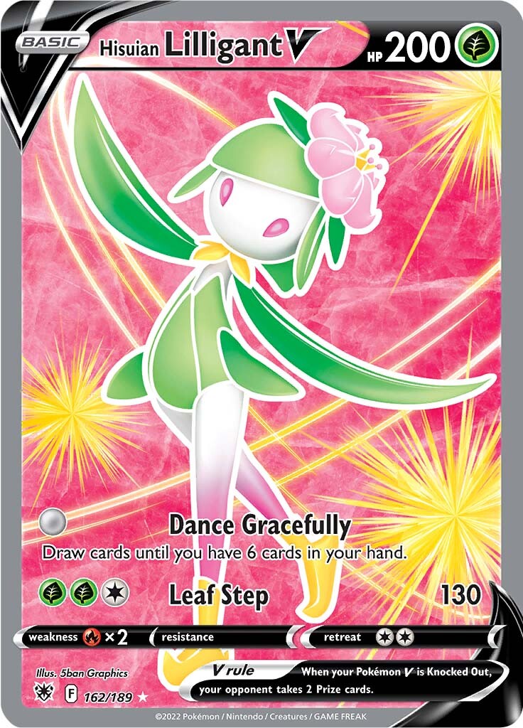 Hisuian Lilligant V (162/189) [Sword & Shield: Astral Radiance] | Nerdhalla Games