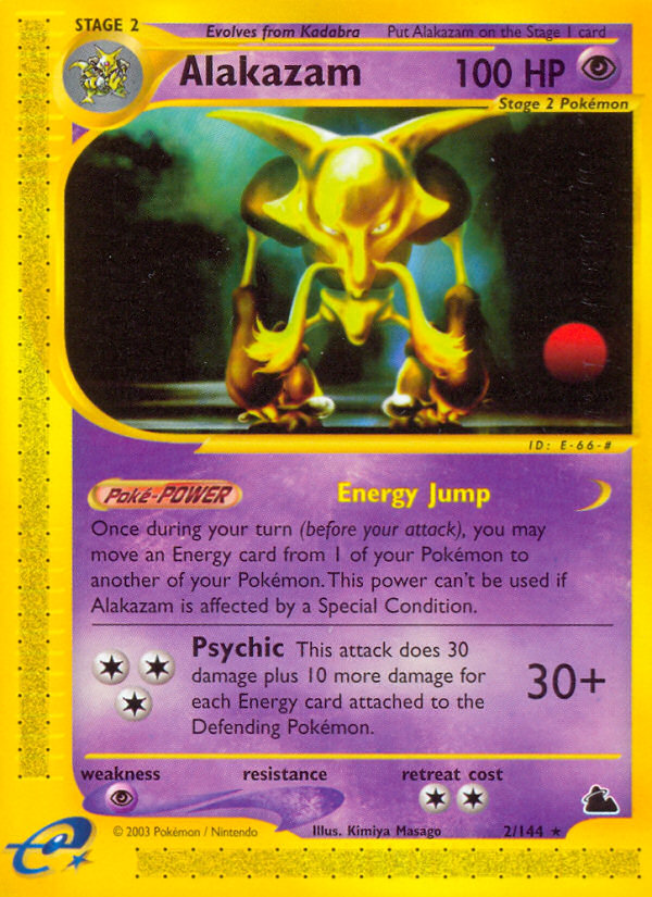 Alakazam (2/144) [Skyridge] | Nerdhalla Games