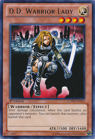 D.D. Warrior Lady [LCYW-EN215] Rare | Nerdhalla Games