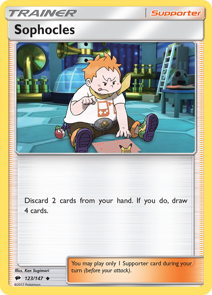 Sophocles (123/147) [Sun & Moon: Burning Shadows] | Nerdhalla Games