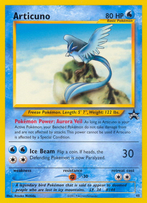 Articuno (48) [Wizards of the Coast: Black Star Promos] | Nerdhalla Games