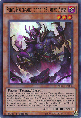 Rubic, Malebranche of the Burning Abyss [NECH-EN082] Ultra Rare | Nerdhalla Games