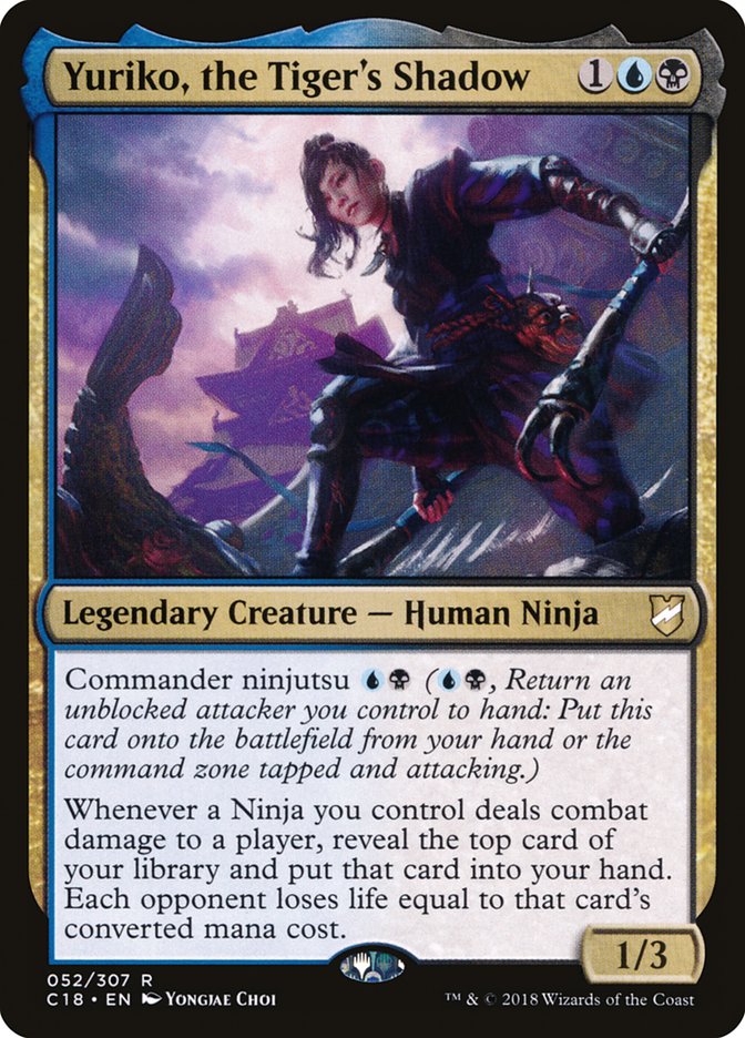 Yuriko, the Tiger's Shadow [Commander 2018] | Nerdhalla Games