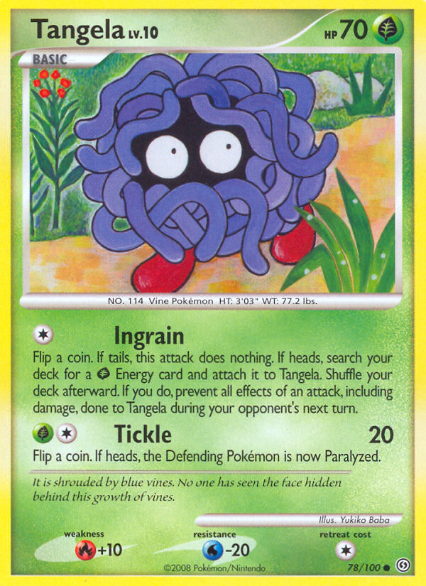 Tangela (78/100) [Diamond & Pearl: Stormfront] | Nerdhalla Games