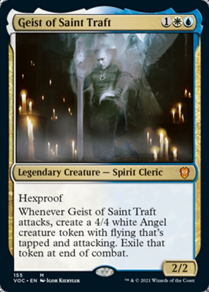 Geist of Saint Traft [Innistrad: Crimson Vow Commander] | Nerdhalla Games