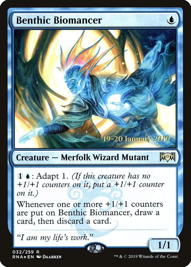 Benthic Biomancer [Ravnica Allegiance Prerelease Promos] | Nerdhalla Games