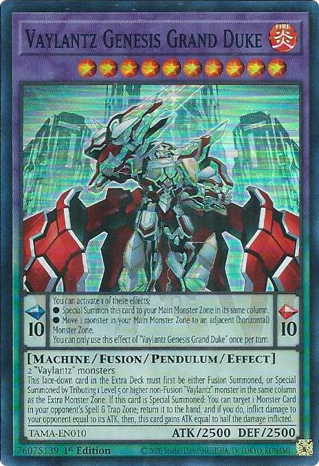 Vaylantz Genesis Grand Duke [TAMA-EN010] Super Rare | Nerdhalla Games