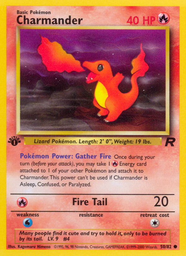 Charmander (50/82) [Team Rocket 1st Edition] | Nerdhalla Games