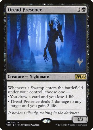 Dread Presence [Core Set 2020 Promos] | Nerdhalla Games