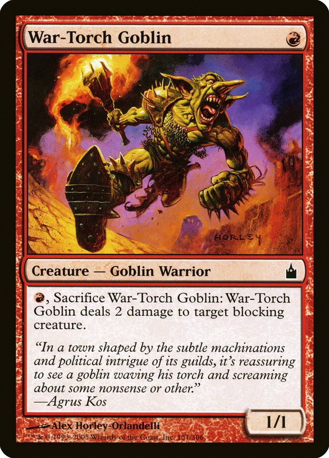 War-Torch Goblin [Ravnica: City of Guilds] | Nerdhalla Games