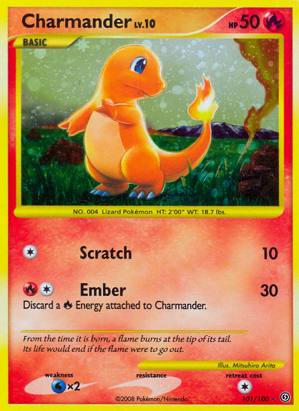 Charmander (101/100) [Diamond & Pearl: Stormfront] | Nerdhalla Games