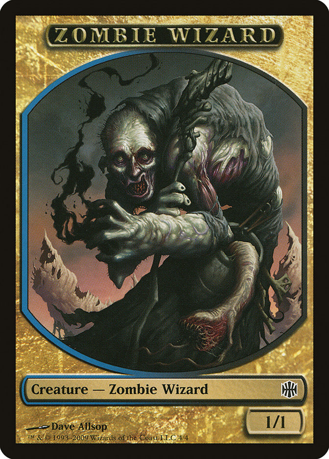 Zombie Wizard [Alara Reborn Tokens] | Nerdhalla Games