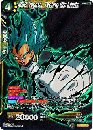 SSB Vegeta, Testing His Limits (SPR) (BT5-083) [Miraculous Revival] | Nerdhalla Games