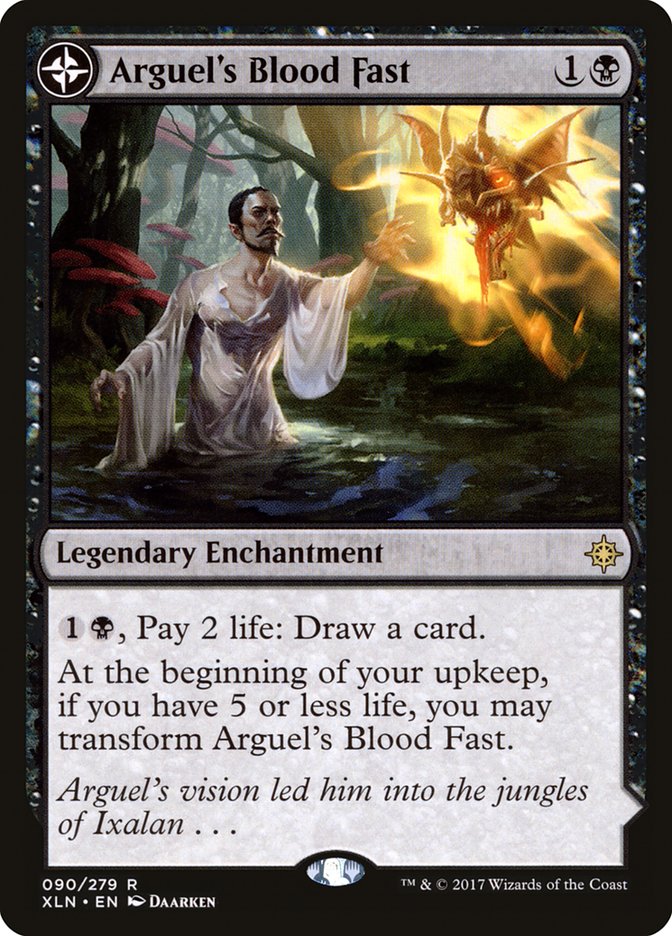 Arguel's Blood Fast // Temple of Aclazotz [Ixalan] | Nerdhalla Games