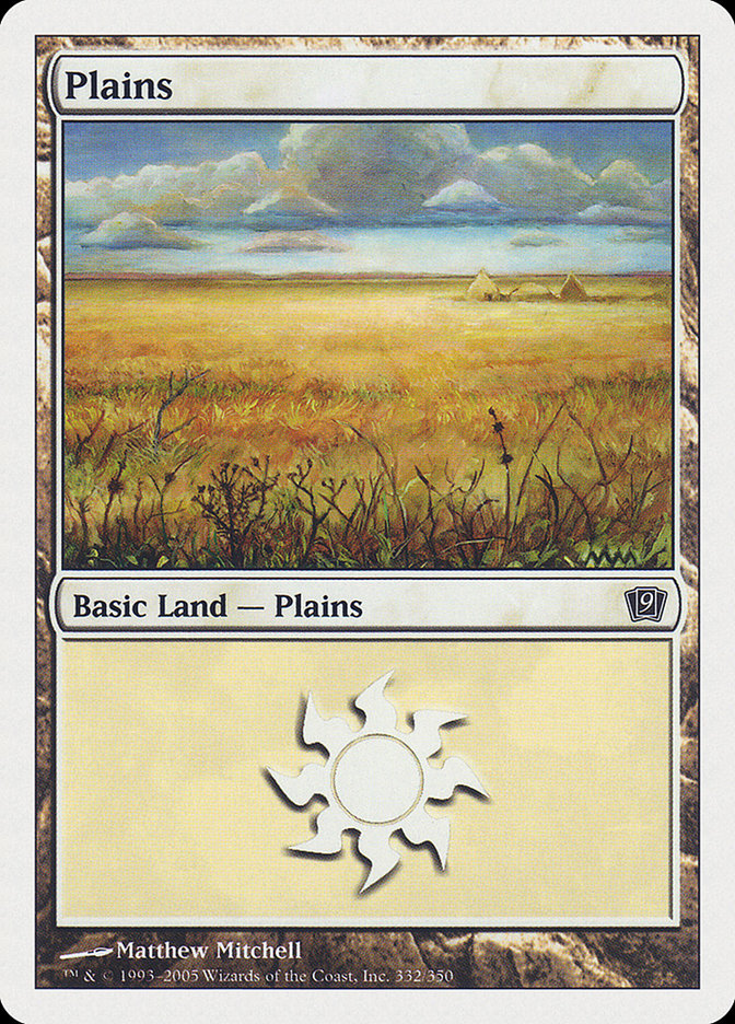 Plains (332) [Ninth Edition] | Nerdhalla Games