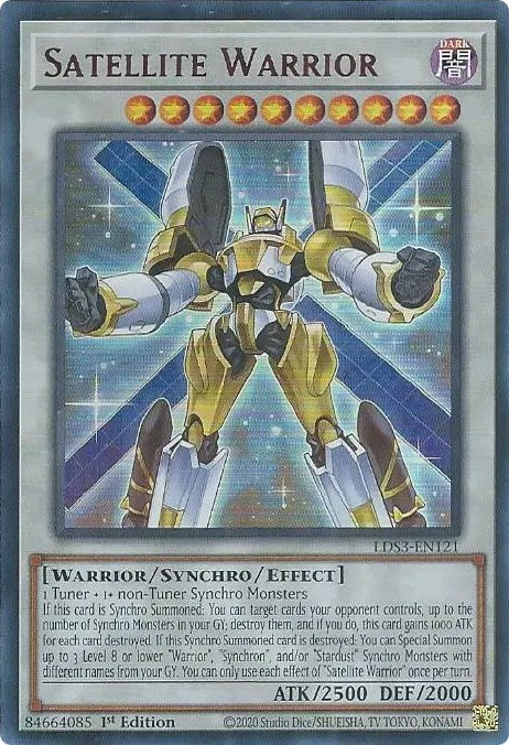 Satellite Warrior (Red) [LDS3-EN121] Ultra Rare | Nerdhalla Games