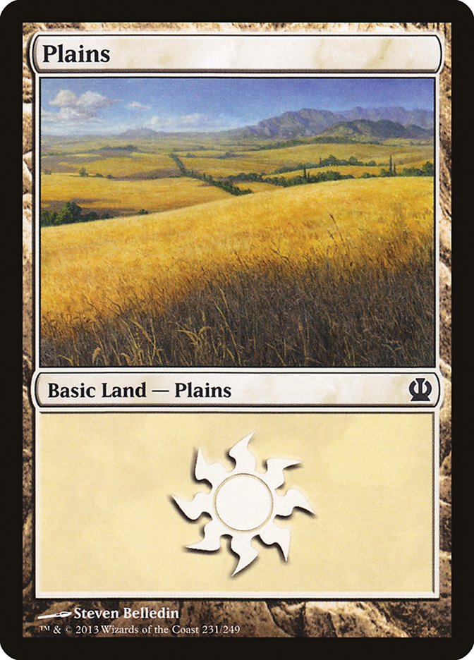 Plains (231) [Theros] | Nerdhalla Games