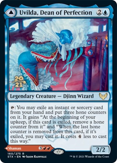 Uvilda, Dean of Perfection // Nassari, Dean of Expression [Strixhaven: School of Mages Prerelease Promos] | Nerdhalla Games