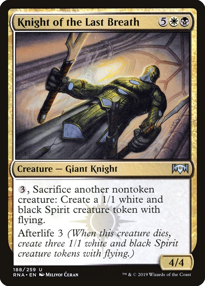 Knight of the Last Breath [Ravnica Allegiance] | Nerdhalla Games