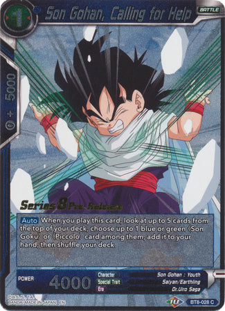 Son Gohan, Calling for Help [BT8-028_PR] | Nerdhalla Games