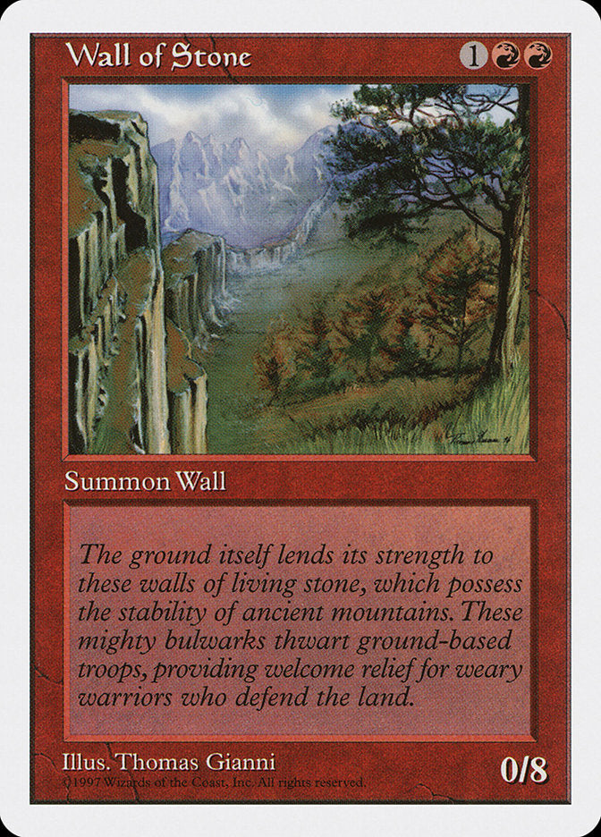 Wall of Stone [Fifth Edition] | Nerdhalla Games