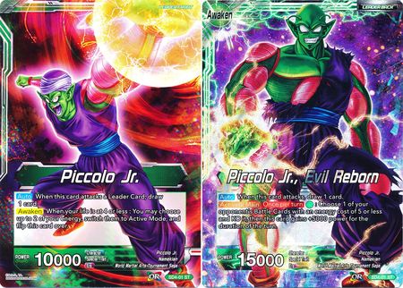 Piccolo Jr. // Piccolo Jr., Evil Reborn (SD4-01) [Oversized Cards] | Nerdhalla Games