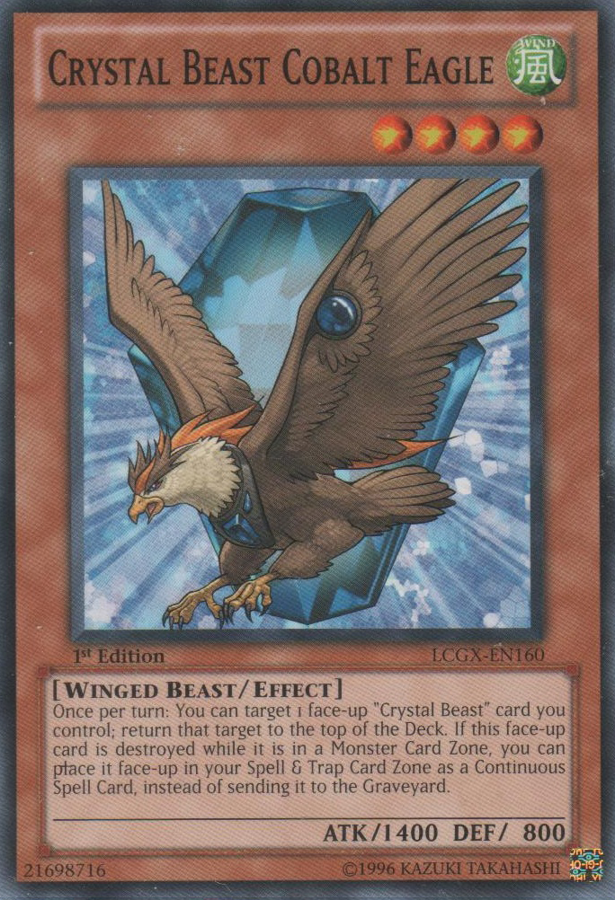 Crystal Beast Cobalt Eagle [LCGX-EN160] Common | Nerdhalla Games