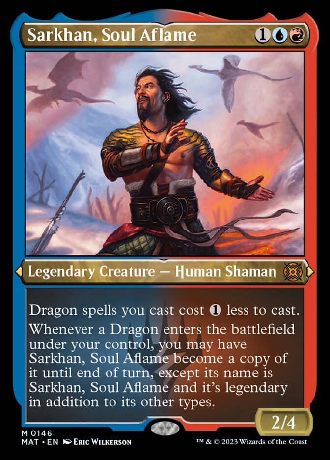 Sarkhan, Soul Aflame (Foil Etched) [March of the Machine: The Aftermath] | Nerdhalla Games