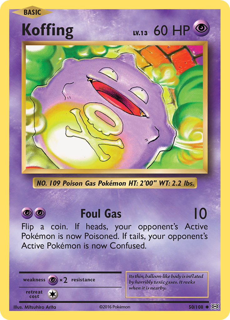 Koffing (50/108) [XY: Evolutions] | Nerdhalla Games