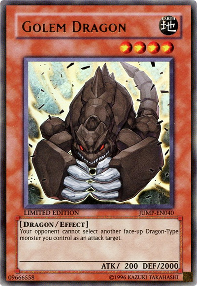 Golem Dragon [JUMP-EN040] Ultra Rare | Nerdhalla Games