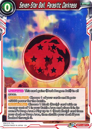 Seven-Star Ball, Parasitic Darkness [BT11-027] | Nerdhalla Games