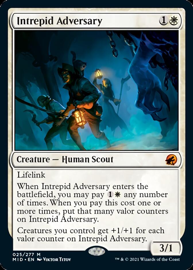 Intrepid Adversary [Innistrad: Midnight Hunt] | Nerdhalla Games