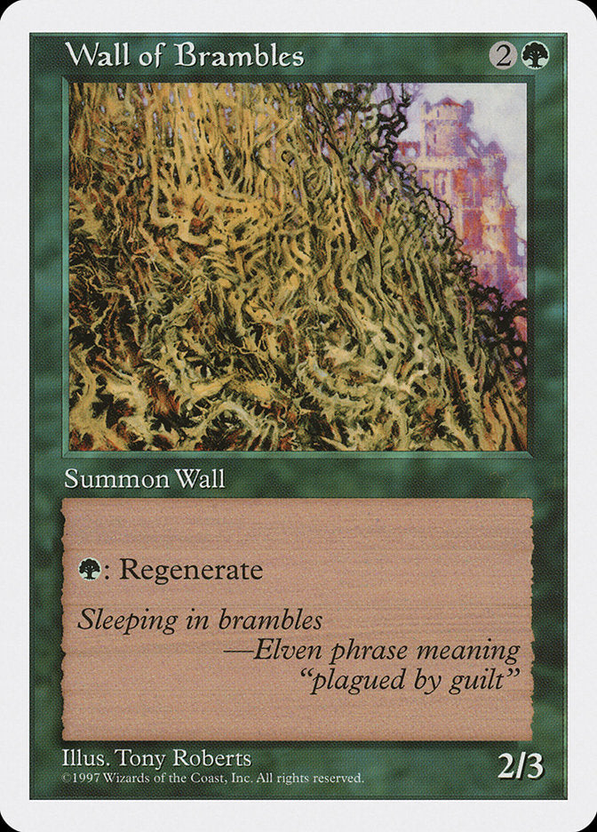 Wall of Brambles [Fifth Edition] | Nerdhalla Games