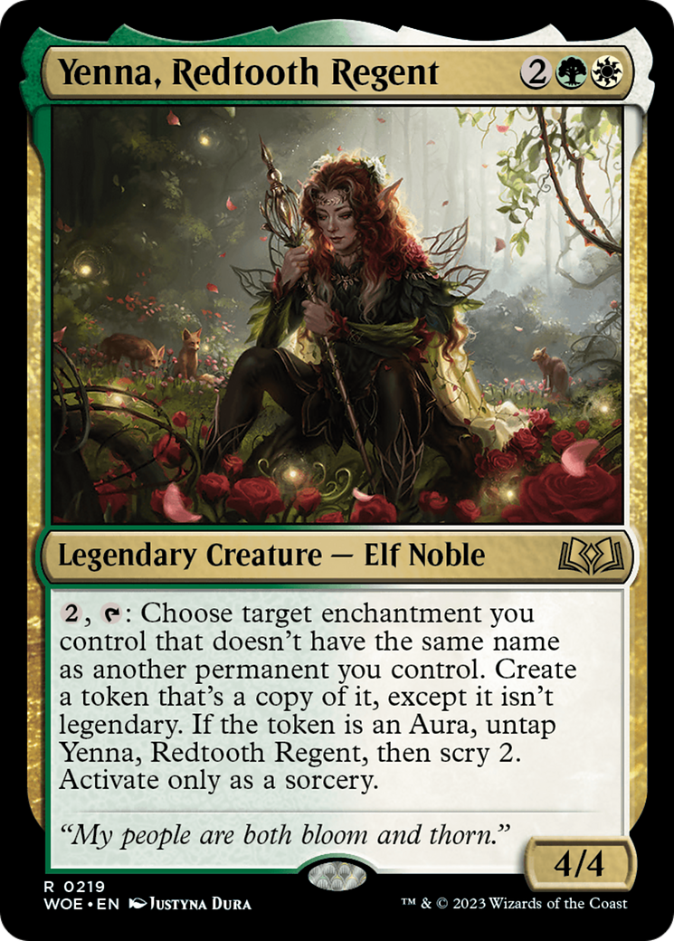 Yenna, Redtooth Regent [Wilds of Eldraine Prerelease Promos] | Nerdhalla Games