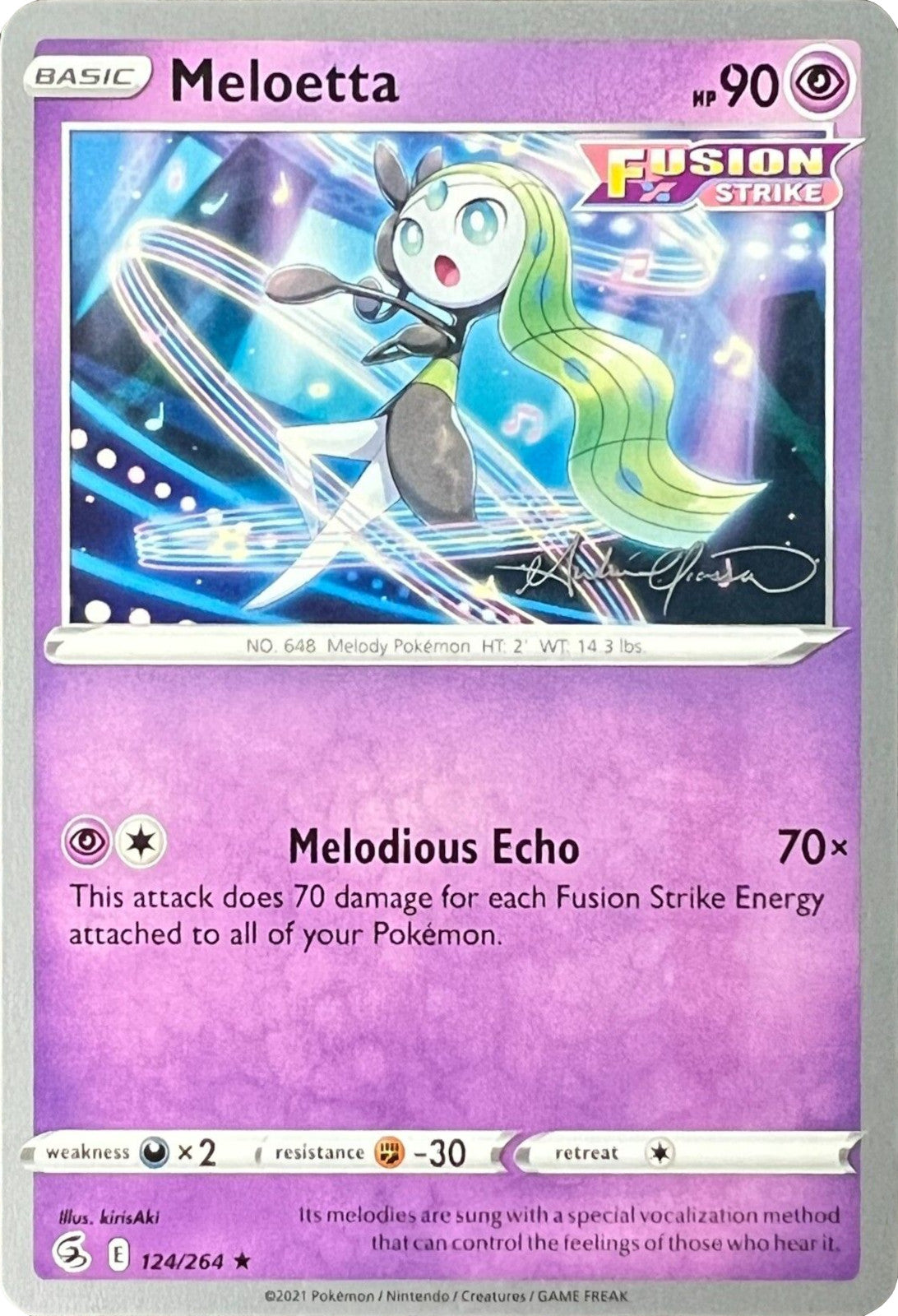 Meloetta (124/264) (The Shape of Mew - Andre Chiasson) [World Championships 2022] | Nerdhalla Games