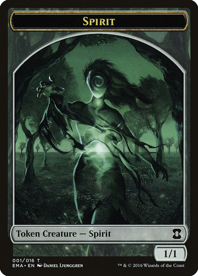 Spirit (001/016) [Eternal Masters Tokens] | Nerdhalla Games