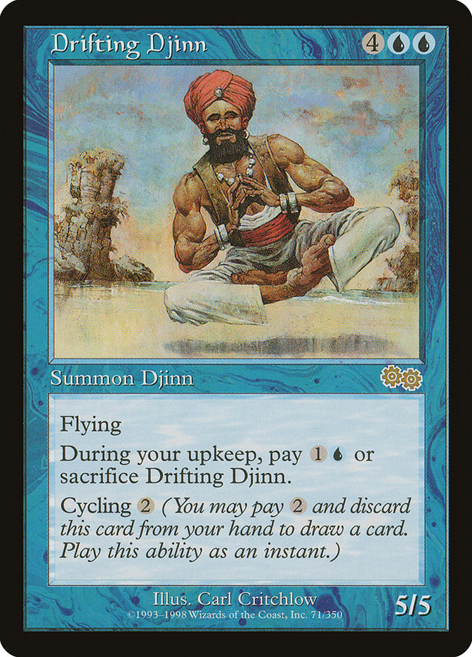 Drifting Djinn [Urza's Saga] | Nerdhalla Games