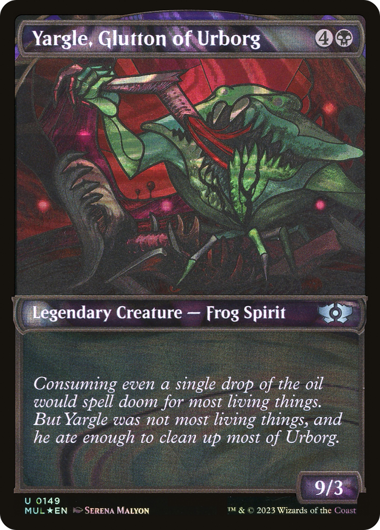 Yargle, Glutton of Urborg (Halo Foil) [Multiverse Legends] | Nerdhalla Games