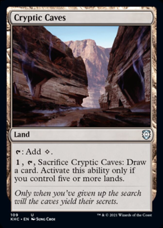 Cryptic Caves [Kaldheim Commander] | Nerdhalla Games