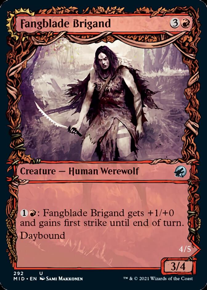 Fangblade Brigand // Fangblade Eviscerator (Showcase Equinox) [Innistrad: Midnight Hunt] | Nerdhalla Games