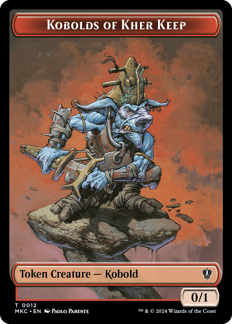 Soldier // Kobolds of Kher Keep Double-Sided Token [Murders at Karlov Manor Commander Tokens] | Nerdhalla Games