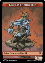 Gold // Kobolds of Kher Keep Double-Sided Token [Murders at Karlov Manor Commander Tokens] | Nerdhalla Games