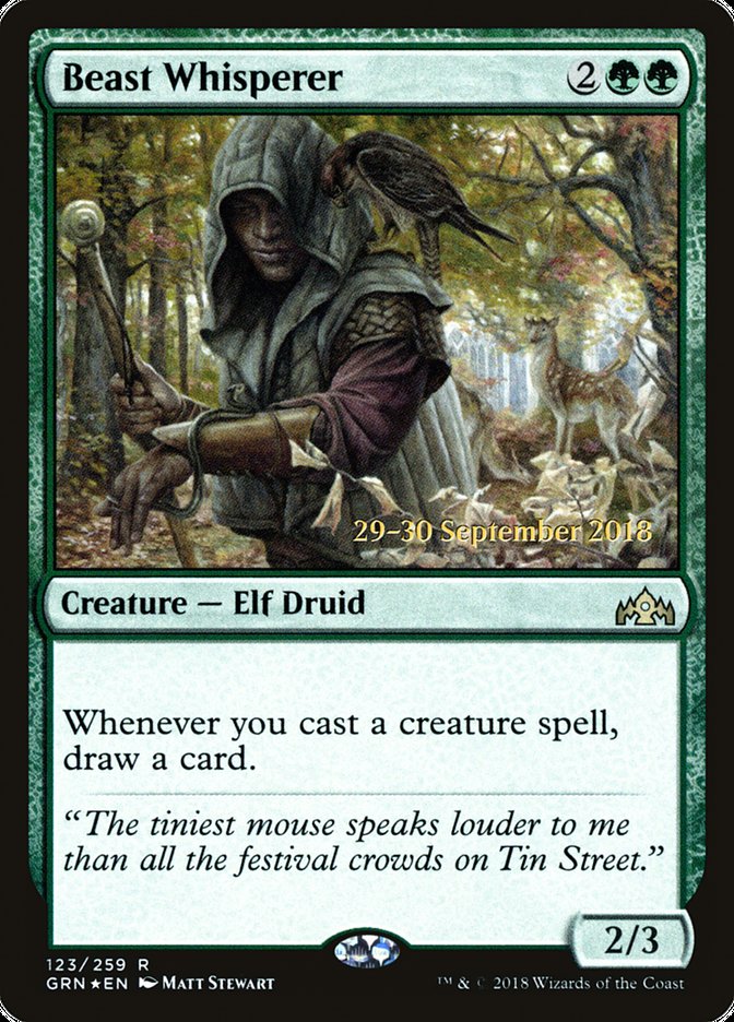 Beast Whisperer  [Guilds of Ravnica Prerelease Promos] | Nerdhalla Games