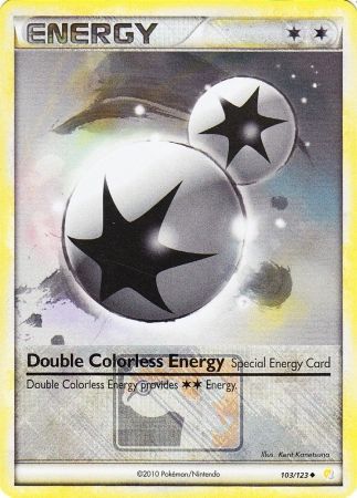 Double Colorless Energy (103/123) (League Promo) [HeartGold & SoulSilver: Base Set] | Nerdhalla Games