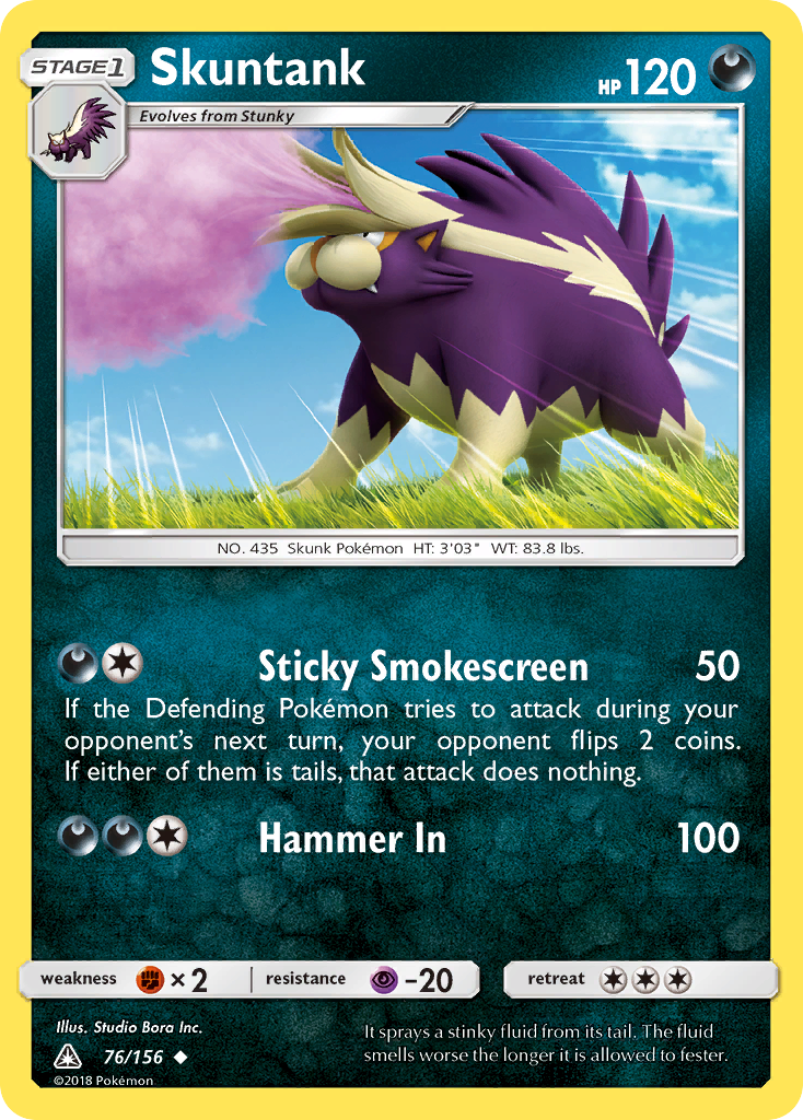 Skuntank (76/156) [Sun & Moon: Ultra Prism] | Nerdhalla Games