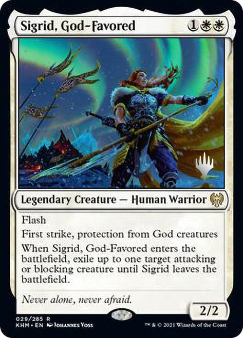 Sigrid, God-Favored [Kaldheim Promo Pack] | Nerdhalla Games