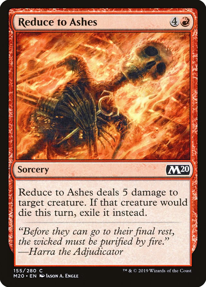 Reduce to Ashes [Core Set 2020] | Nerdhalla Games