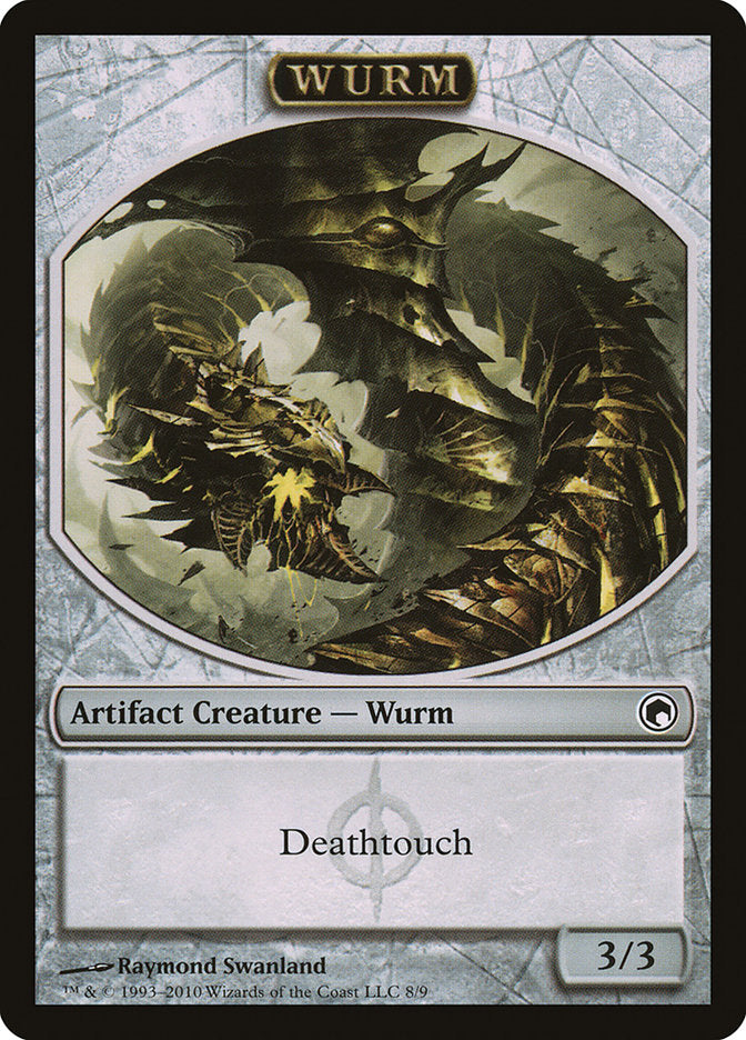 Wurm (Deathtouch) [Scars of Mirrodin Tokens] | Nerdhalla Games